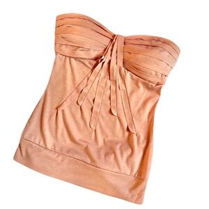 Rampage Heart Moon Star Pink Rose Blush Tube-top Strapless Festival Coastal XS